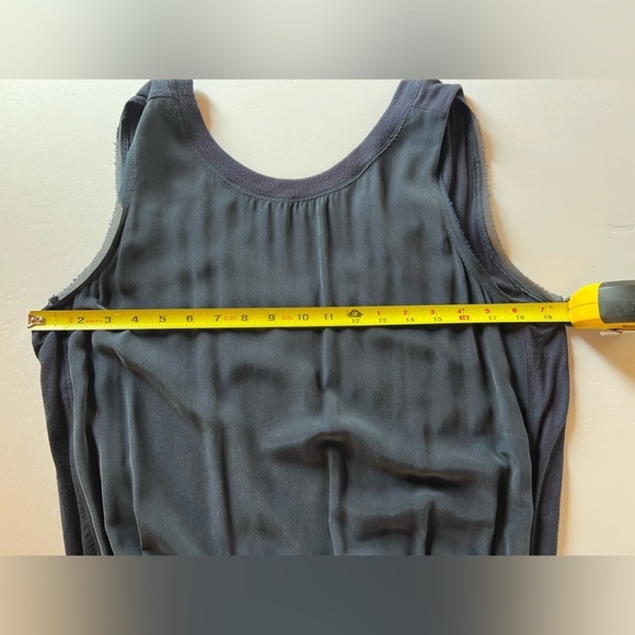 Splendid NWOT Alessandra silk blue jumpsuit sz XL sleeveless elastic waist - Picture 15 of 15